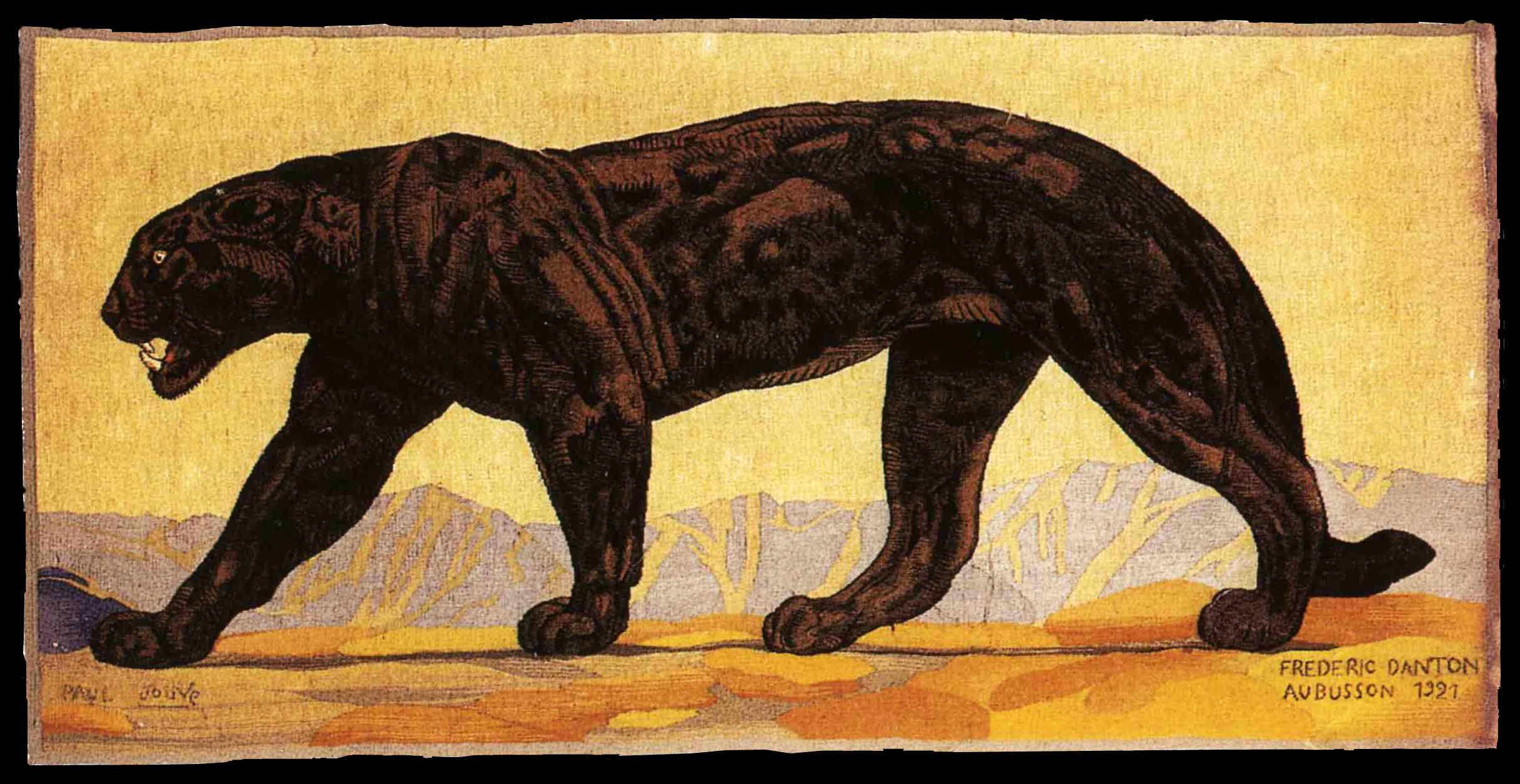Black panther, 1921